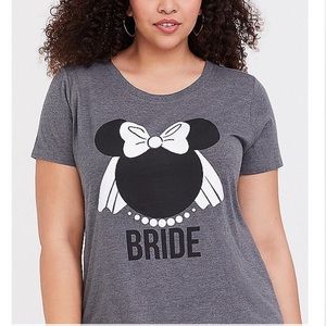 Minnie Mouse Bride Tee by Torrid